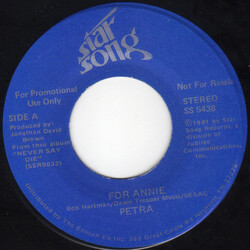 Petra (9) For Annie Vinyl 7" USED