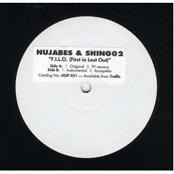 Nujabes / Shing02 F.I.L.O (First In Last Out) Vinyl 12" USED