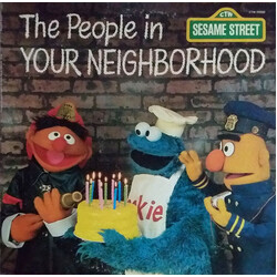 Sesame Street The People In Your Neighborhood Vinyl LP USED