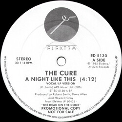 The Cure A Night Like This Vinyl 12" USED
