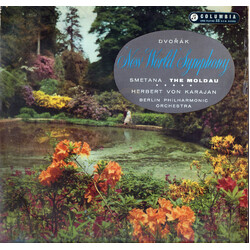 Antonín Dvořák / Bedřich Smetana / Herbert Von Karajan / Berliner Philharmoniker 'New World' Symphony / The Moldau Vinyl LP USED