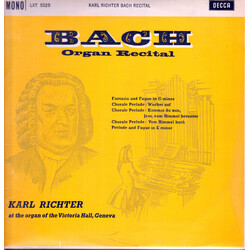 Johann Sebastian Bach / Karl Richter Organ Recital Vinyl LP USED