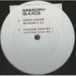 Gregory Isaacs / Dread Flimstone Dance Curfew Vinyl 12" USED