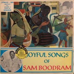 Sam Boodram Joyful Songs Of Sam Boodram Vinyl LP USED