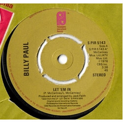Billy Paul Let 'Em In Vinyl 7" USED