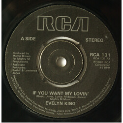 Evelyn King If You Want My Lovin' Vinyl 7" USED