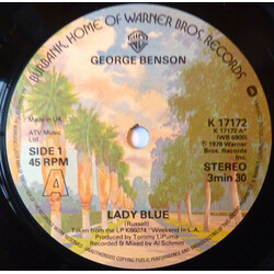 George Benson Lady Blue Vinyl 7" USED