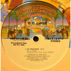 D.C. LaRue Let Them Dance Vinyl 12" USED