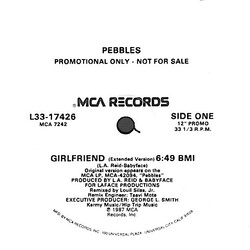 Pebbles Girlfriend Vinyl 12" USED