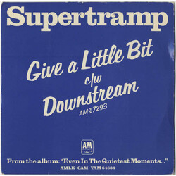 Supertramp Give A Little Bit Vinyl 7" USED
