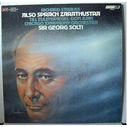 Richard Strauss / Chicago Symphony Orchestra / Georg Solti Also Sprach Zarathustra / Till Eulenspiegel • Don Juan Vinyl LP USED