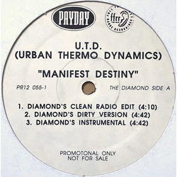 Urban Thermo Dynamics Manifest Destiny Vinyl 12" USED