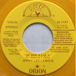 Jerry Lee Lewis / Orion (23) / Charlie Rich Be Bop A Lula / Break Up Vinyl 7" USED
