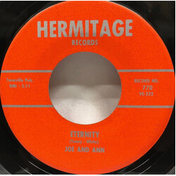 Joe & Ann Eternity / Runnin' And Foolin' Vinyl 7" USED