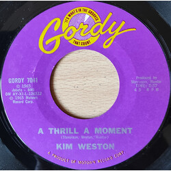 Kim Weston A Thrill A Moment Vinyl 7" USED