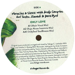Monocles / Slezz / Andy Compton / Tantra Zawadi / Dana Byrd Only Love Vinyl 12" USED