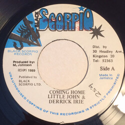 Little John / Derrick Irie Coming Home Vinyl 7" USED