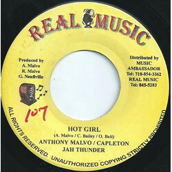 Anthony Malvo / Capleton / Jah Thunder Hot Girl Vinyl 7" USED