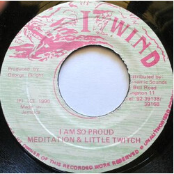 The Meditations / Little Twitch I Am So Proud Vinyl 7" USED