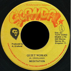 The Meditations Quiet Woman Vinyl 7" USED