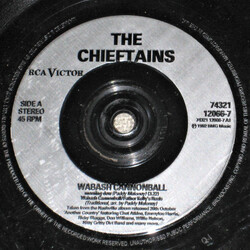 The Chieftains Wabash Cannonball / Cotton-Eyed Joe Vinyl 7" USED