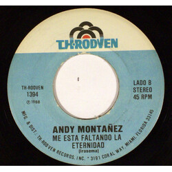 Andy Montañez Vivir Sin Ti / Me Esta Faltando La Eternidad Vinyl 7" USED