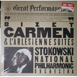Georges Bizet / Leopold Stokowski / National Philharmonic Orchestra Carmen & L'Arlesienne Suites Vinyl LP USED