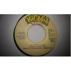 Don Yute / Major Christie No More War USED VINYL 7INCH 45 RPM