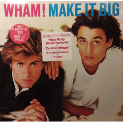 Wham! Make It Big Vinyl LP USED