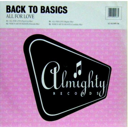 Back To Basics (3) All For Love Vinyl 12" USED