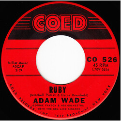 Adam Wade (2) Ruby / Too Far USED VINYL 7INCH SINGLE 45 RPM