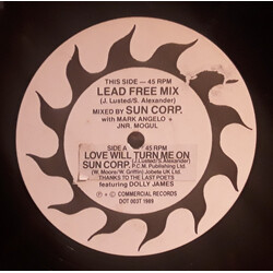 The Sun Corporation / Dolly James Love Will Turn Me On Vinyl 12" USED