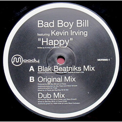 Bad Boy Bill / Kevin Irving Happy Vinyl 12" USED