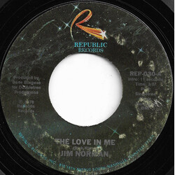 Jim Norman (5) The Love In Me / Love Makes The World Go Square Vinyl 7" USED