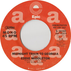 Eddie Middleton Midnight Train To Georgia Vinyl 7" USED