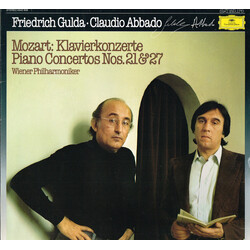 Wolfgang Amadeus Mozart / Friedrich Gulda / Wiener Philharmoniker / Claudio Abbado Klavierkonzerte  / Piano Concertos Nos. 21 & 27 Vinyl LP USED