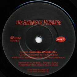 The Sabres Of Paradise Haunted Dancehall Vinyl 7" USED