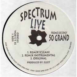 Spectrum Live 50 Grand / Stay True Vinyl 12" USED