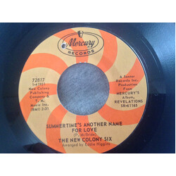 The New Colony Six Can't You See Me Cry / Summertime's Another Name For Love USED VINYL 7INCH 45 RPM SINGLE