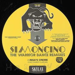 Simoncino The Warrior Dance Remixes Part One Vinyl 12" USED