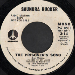 Saundra Rucker The Prisoner's Song Vinyl 7" USED