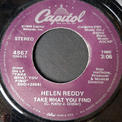 Helen Reddy Take What You Find / Love's Not The Question Vinyl 7" USED