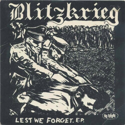 Blitzkrieg Lest We Forget. E.P. Vinyl 7" USED