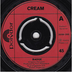 Cream (2) Badge Vinyl 7" USED
