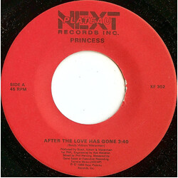 Princess After The Love Has Gone Vinyl 7" USED