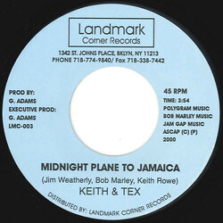 Keith & Tex Midnight Plane To Jamaica Vinyl 7" USED
