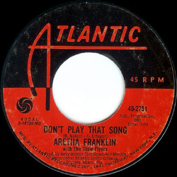 Aretha Franklin Don't Play That Song / Let It Be Vinyl 7" USED
