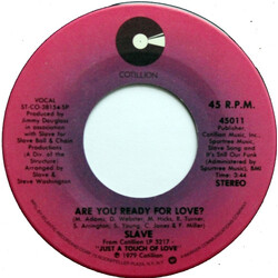 Slave Are You Ready For Love? / Foxy Lady (Funky Lady) Vinyl 7" USED
