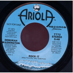Deborah Washington Rock It Vinyl 7" USED