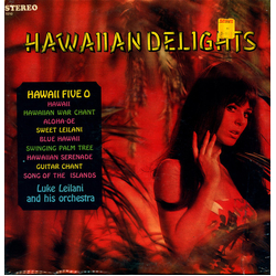 Luke Leilani & His Hawaiian Rhythm Hawaiian Delights Vinyl LP USED